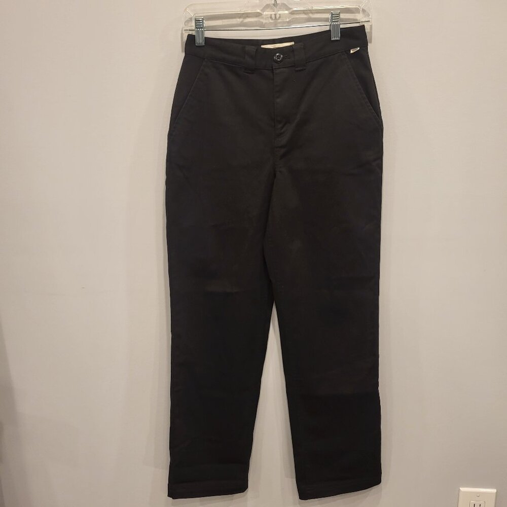 VANS Boot Cut Black Stretch Pants Front and Back Pockets Size 5